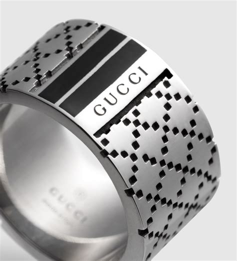 gucci silver rings for men.